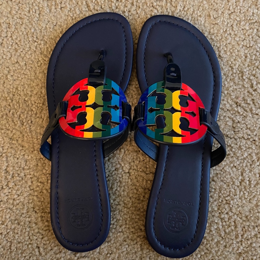Tory Burch Women's Miller Sandals Rainbow